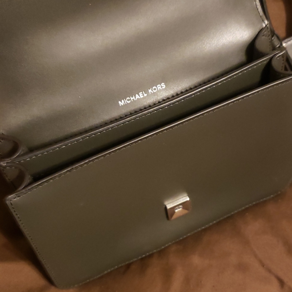 LIMITED EDITION MK Mott Graffiti Leather Crossbody - Picture 7 of 8